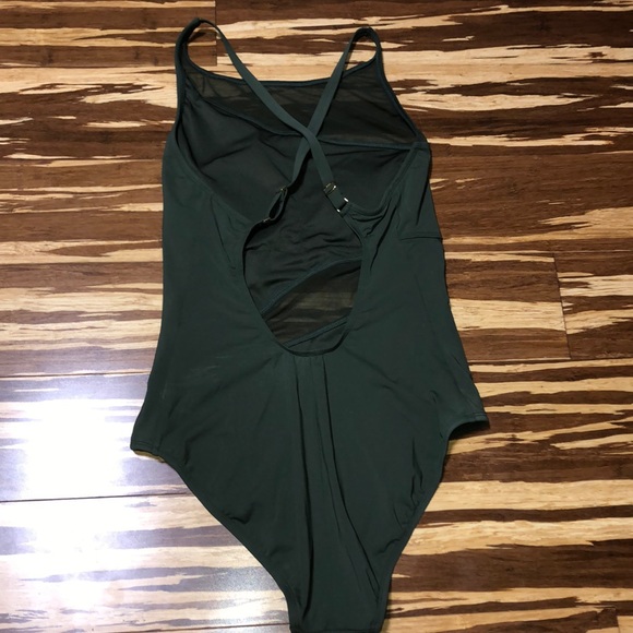 Navy green one pice. - Picture 2 of 2